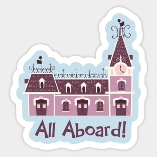 All Aboard! Sticker